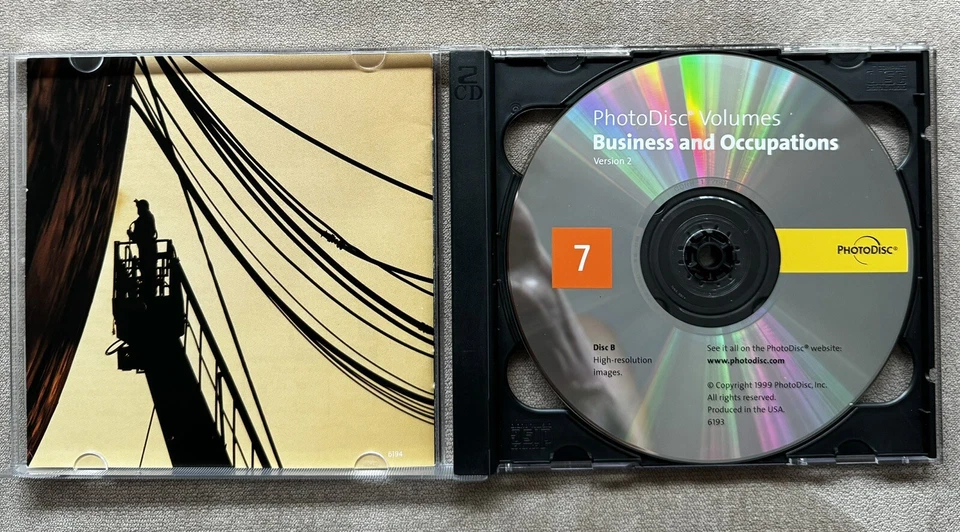 PhotoDisc Serie 7 Negocios y Ocupaciones Fotos de Stock Libres de Regalías CD -2 discos Foto 2 de 3