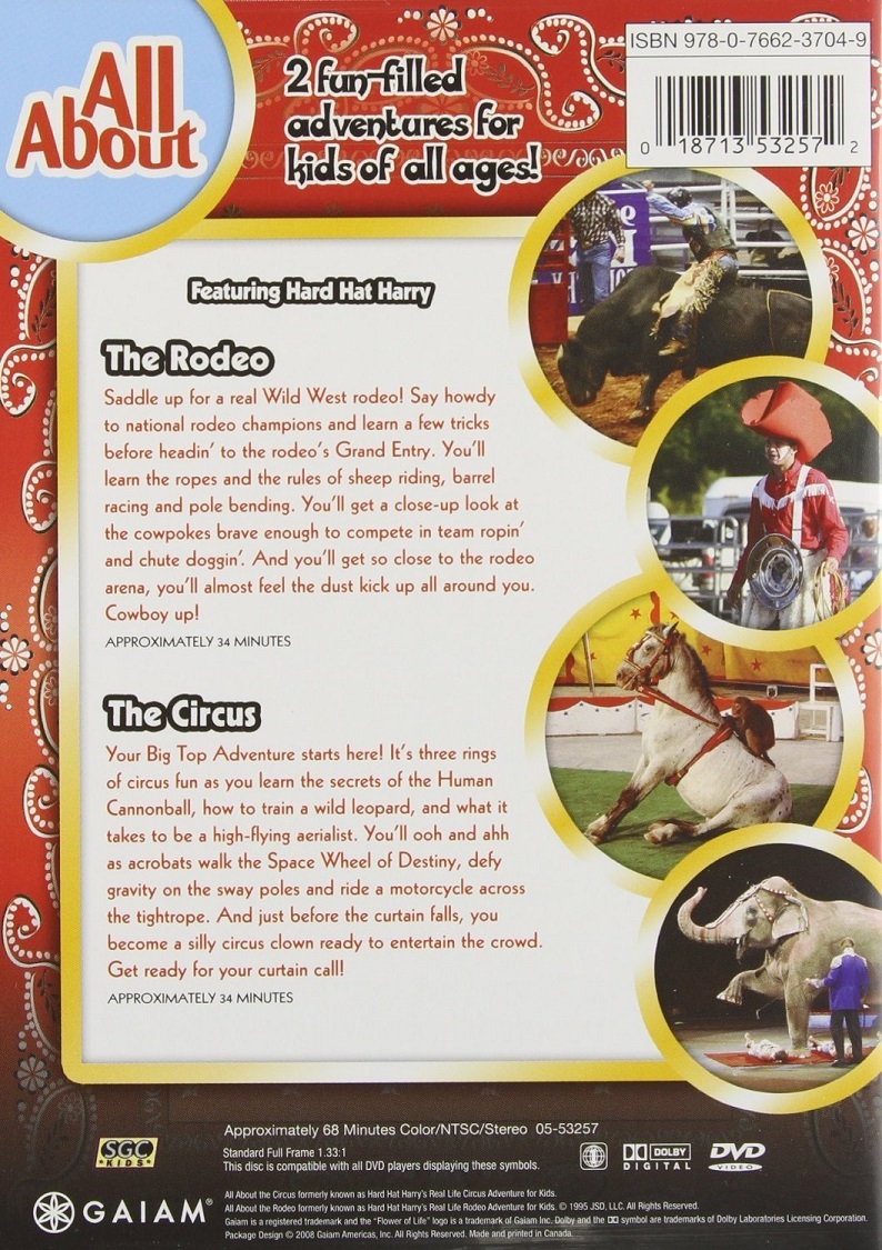 All About The Rodeo / All About The Circus (DVD) NEW 18713532572| eBay
