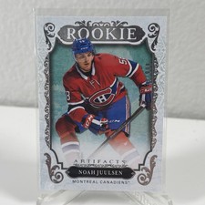 2018-19 Artifacts #161 Noah Juulsen RC /999 Montreal Canadiens NM Card Rookie. rookie card picture