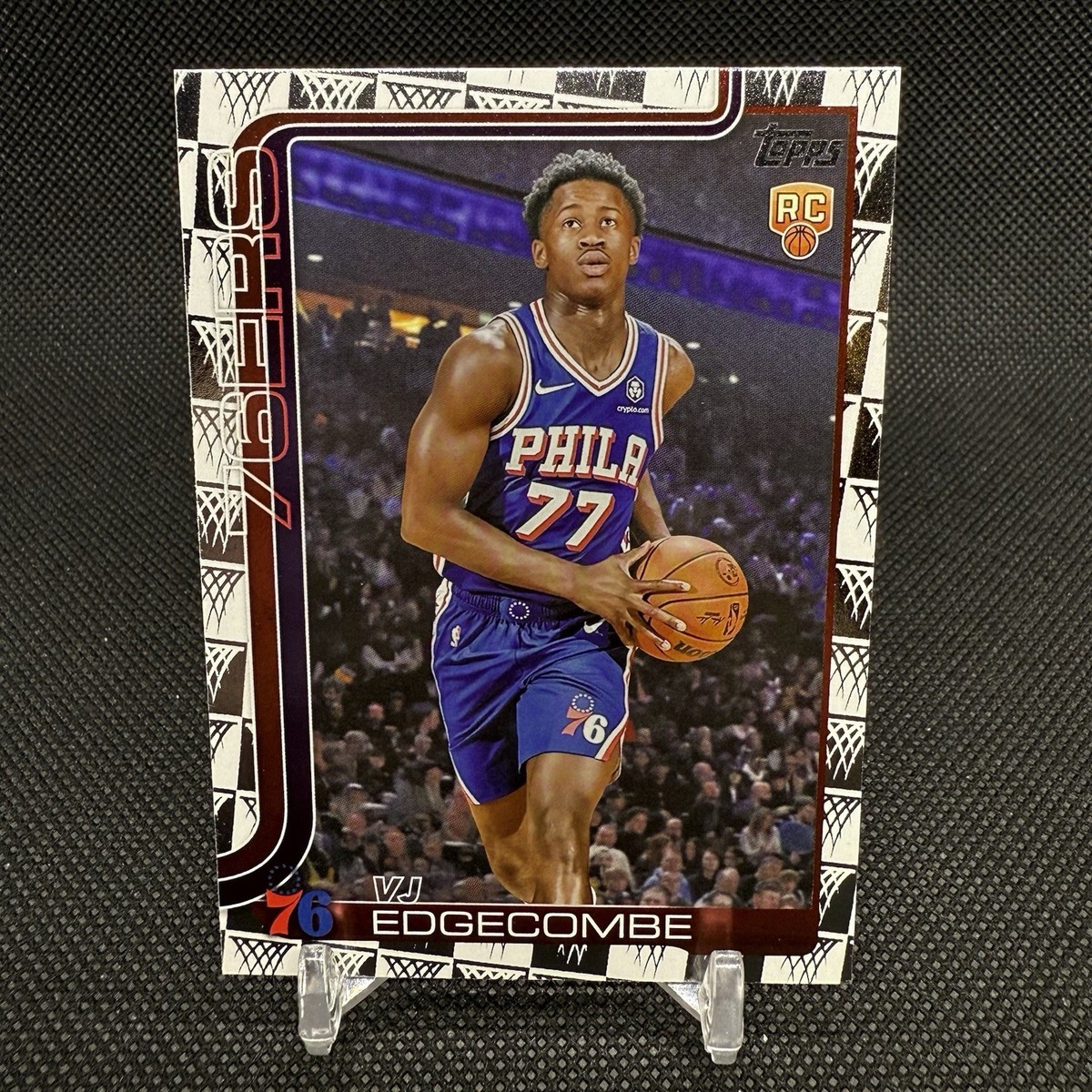 Net Foil! ?2025-26 Topps NBA VJ Edgecombe RC Tip Off Philadelphia 