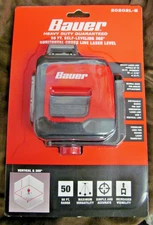 NEW BAUER 20202L-B 50FT CROSS LINER LASER LEVEL SELF LEVELING  FREE SHIPPING
