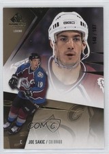 2023-24 Upper Deck SP Game Used Legends Gold 148/187 Joe Sakic #182 HOF