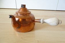 Kleiner Kupfer Kessel aus Schweden minimale Lagerspuren 750 ml innen verzinkt