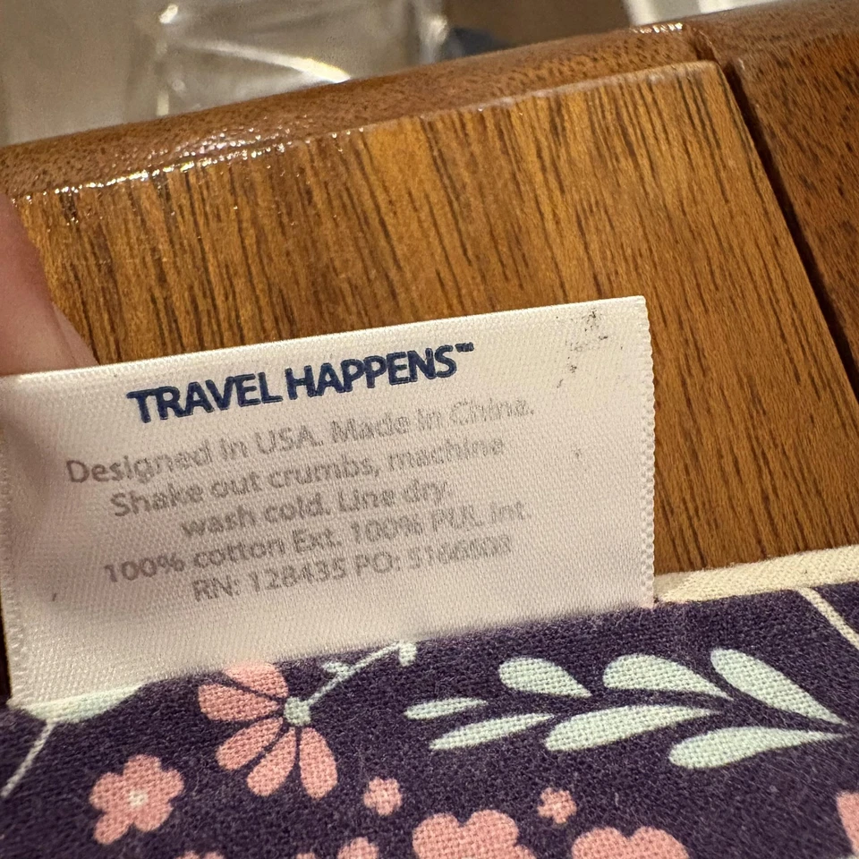 Itzy Ritzy Travel Happens влажная сумка многоразового использования водонепроницаемый подгузник на молнии с цветочным рисунком лиса - Изображение 3 из 4