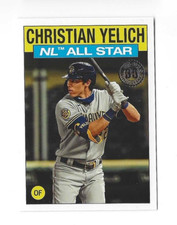 2021 Topps CHRISTIAN YELICH 1986 Topps 35th Anniversary All-Star Brewers 86AS-27