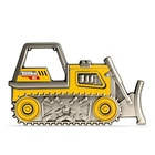 Tonka Bulldozer 2026 $2 1 oz Silver Proof Coloured Shaped Coin  Niue  Agoro