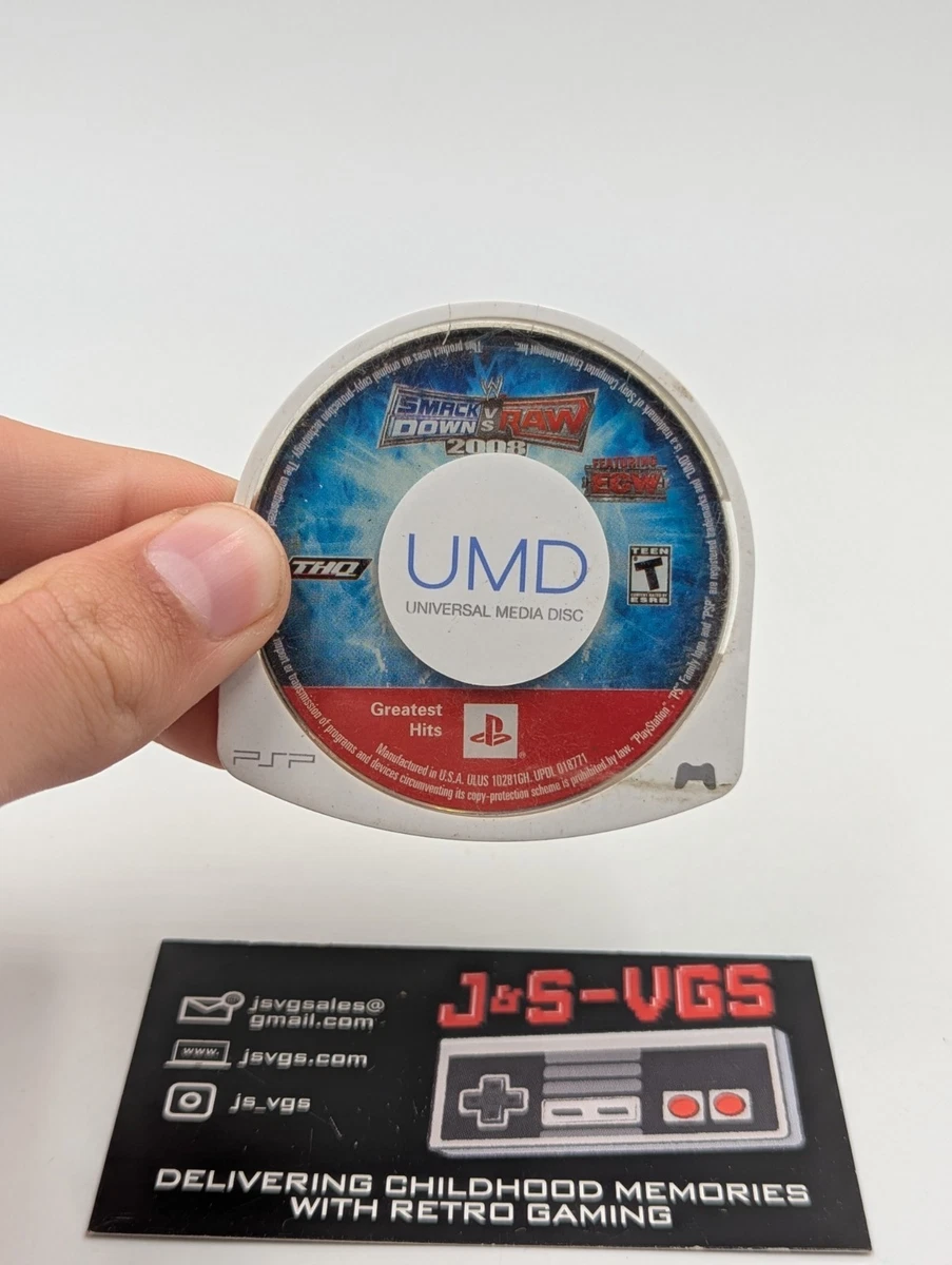 Jeu PSP Smackdown vs Raw 2010 - Loose UMD - #5 Jeu PSP Smackdown vs Raw 2010 - Loose UMD - #5