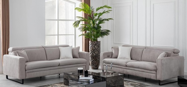 Sofagarnitur 3+3 Sitzer Garnitur Wohnzimmer Set Sofas Sessel Garnituren-image