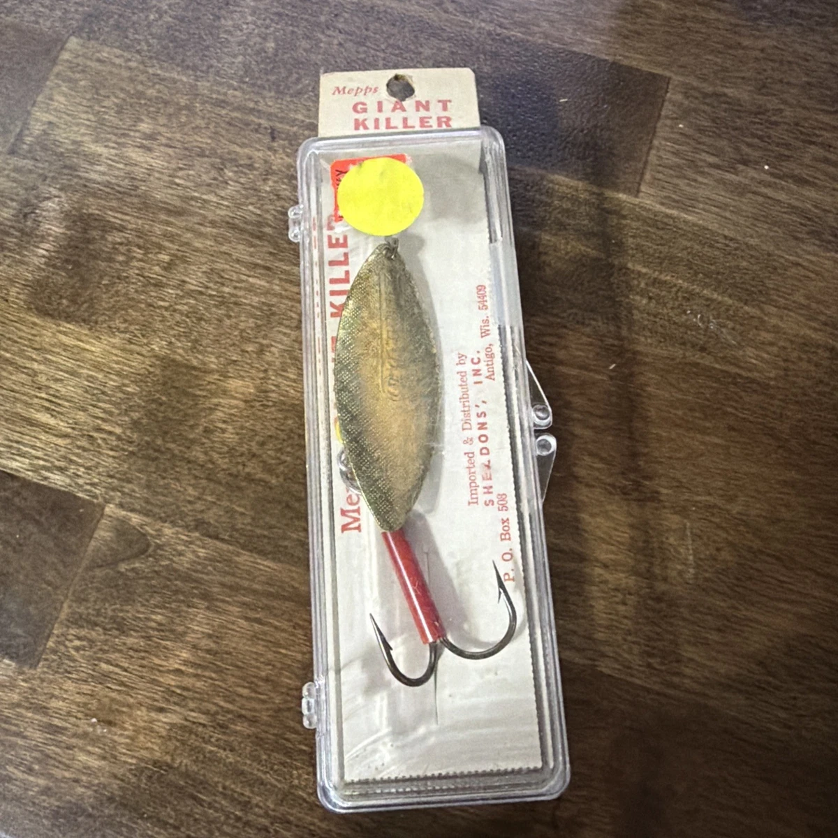 RARE ++ TOP ! CUILLERE GEANTE VINTAGE Giant lure SEA