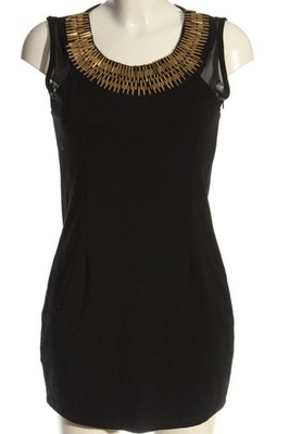 L MODE Long-Bluse Damen Bluse Gr. DE 38 schwarz Elegant