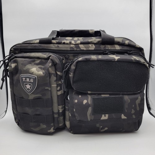 TACTICAL BABY GEAR Diaper Bag Black Camo No Changing Pad MSRP 169