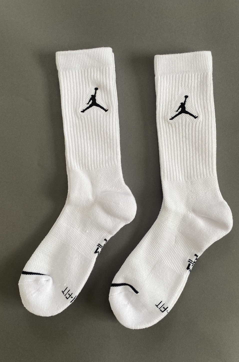 Nike Everyday Jordan jumpman Dri Fit Crew Socks Large 8-11 Uk Mens woman gift image 5