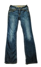 Ariat Real Jeans Womens 25R Perfect Rise Boot Cut Western Cowgirl Denim Rodeo