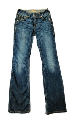 Ariat Real Jeans Womens 25R Perfect Rise Boot Cut Western Cowgirl Denim Rodeo