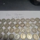 1 ROLL 50 COINS SILVER DIMES MERCURY BARBER ROOSEVELT AVGERAGE CIRCULATED