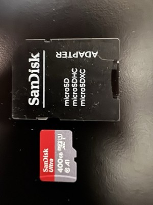 SanDisk Ultra 400GB MicroSDXC UHS-I Speicherkarte mit SD Adapter...
