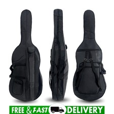 Black Cello Soft Case Lightweight, Protection for Travel With Multiple Pockets
