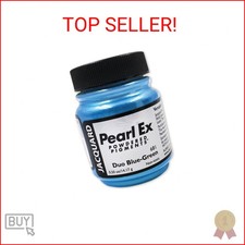 Jacquard Pearl Ex Pigment Powder 0.5 oz Duo Blue/Green - Loose Mica Powder for E