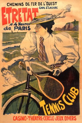 Etretat Tennis Cycling Belle Epoque