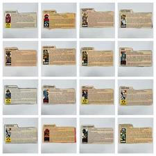 You Choose - Vintage GI Joe File Card Only, Hasbro 1980s