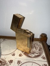 Gro&szlig;es Vintage-Feuerzeug "Zenith Millionaire" in Gold-Optik