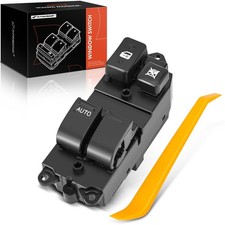 A-Premium Front Driver Side Master Power Window Switch Compatible with Black