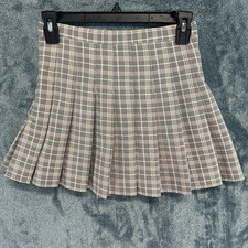 Unbranded MiniSkirt Teens Small Plaid Pleated Academia School Girl Preppy