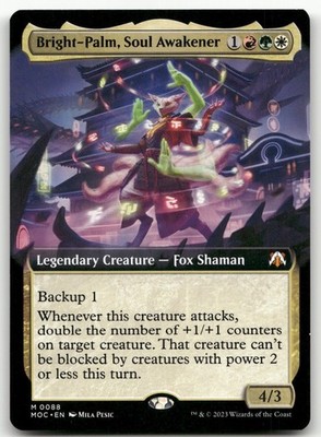 Bright-Palm, Soul Awakener (Extended Art) #88 NM March of the Machine Magic MTG