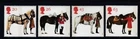 GREAT BRITAIN 50th Anniversary of British Horse Society MNH set
