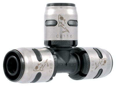 PEX Evopex Push Tee, 1/2 x 1/2 x 1/2-In. -K362A