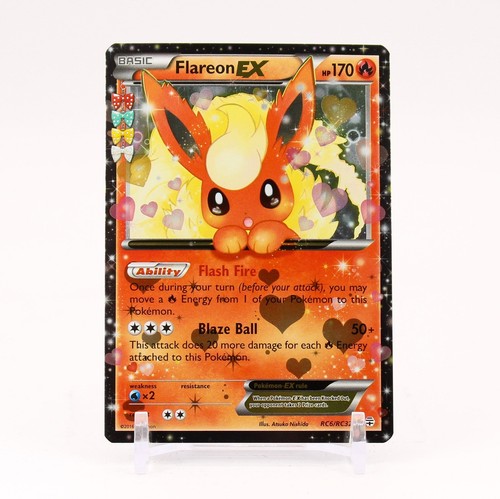 【ARS8】ブースターEX 英語 RC6/RC32 ポケキュン Pokemon Flareon EX RC6/RC32 Ultra Rare Generations: Radiant