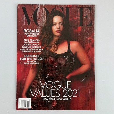 Vogue Magazine January 2021 Rosalía Cover Fashion Pop Culture