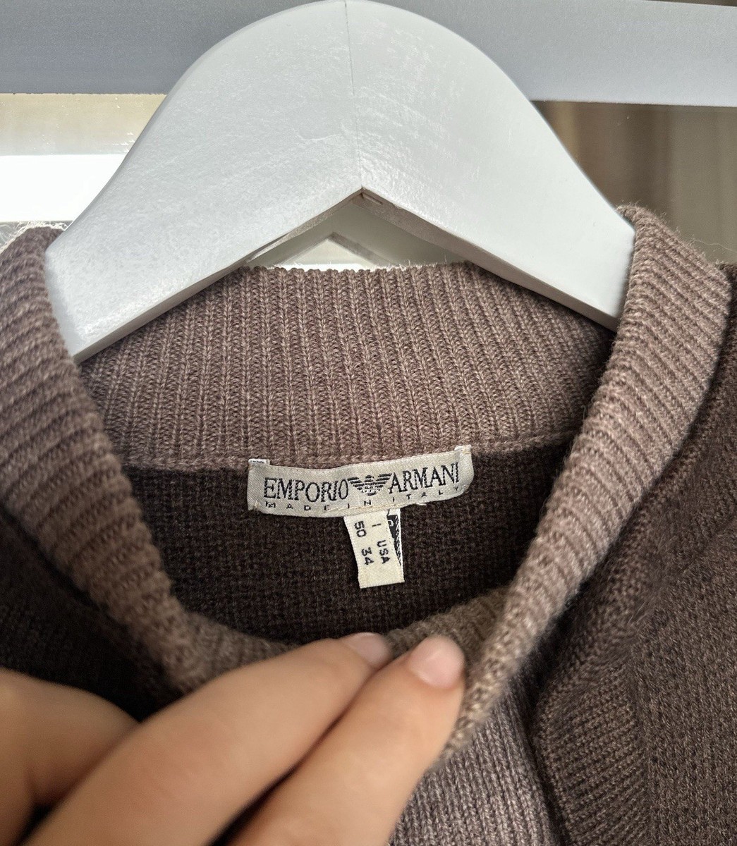 トップス archive 90s empolio armani wool knit Emporio Armani Archive Wool Sweater Vintage 90s Made Italy | eBay