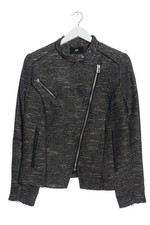 H&M Giacca corta Donna Giacca Taglia IT 44 grigio chiaro-nero stile casual