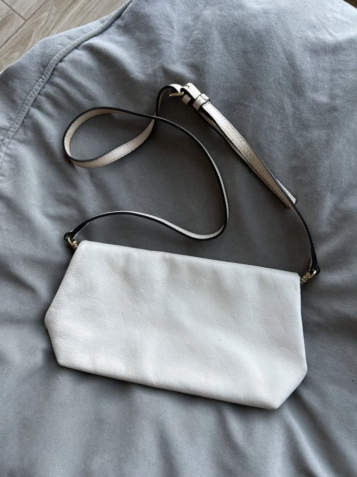 Mulberry 390207 Bolso de Hombro Cartera Cuero Grano Completo Marfil Vintage Foto 2 de 4