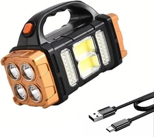 Premium High Lumens LED Work Light – Multipurpose Flashlight with Yellow 