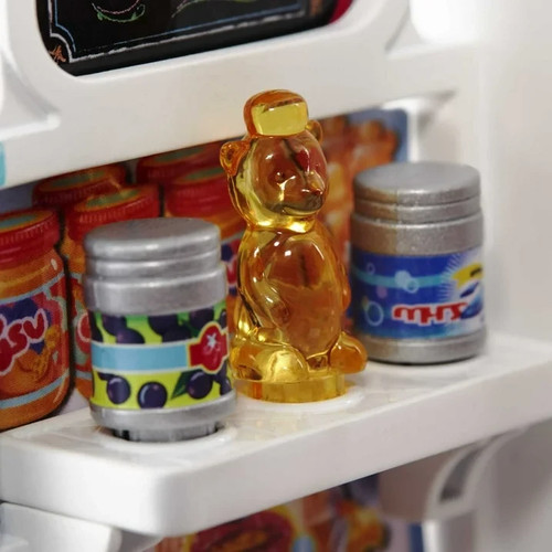 Puppen- und Supermarkt-Spielset mit 25 Lebensmittelgeschäften und Zubehörteilen zum Thema Lebensmittel - Bild 4 von 6