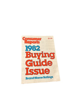#ad #ad Consumer Reports Buying Guide Issue 1981 1982 Brand Name Ratings Vol. 46 No. 12 $18.24