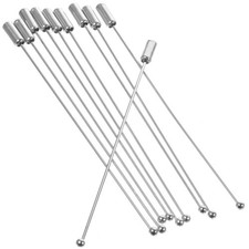 20Pcs Silver Corsage Pins Durable Brooch Sticks for Jewelry Making and Crafts