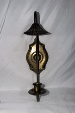 Aplique de pared de metal HOMCO candelabro cónico bronce acabado antiguo tradicional