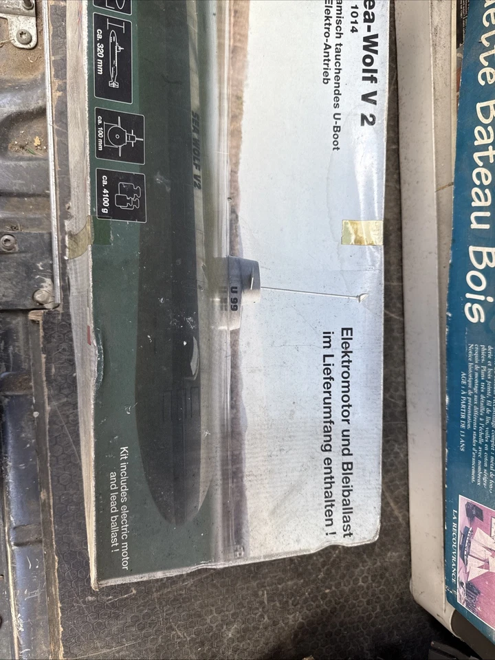 Robbe Sea-Wolf RC Submarine Kit Model 1014 Made in Germany New! - Image 3 of 3