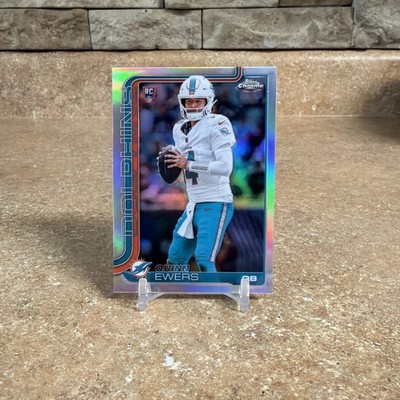 2025 Topps Chrome Quinn Ewers Silver Refractor #316 Rookie RC Dolphins