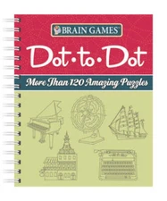 Brain Games Dot to Dot - Spiral-bound - GOOD