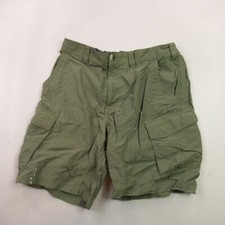 REI Shorts Mens Large Pockets Lightweight Outdoors Casual Green Cargo