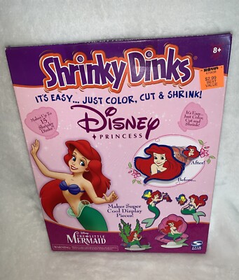 New 2004 Spin Master Disney Princess Little Mermaid Shrinky Dinks ...