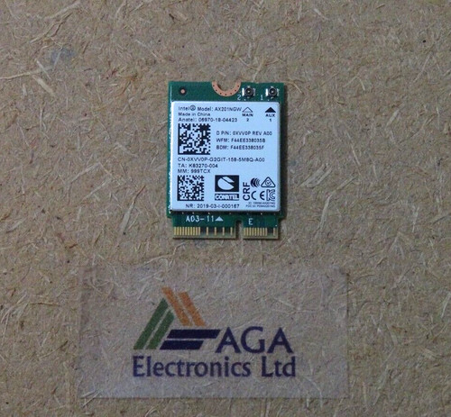 Dell Latitude 5420 Laptop Wireless WiFi Karte. Modell: AX201NGW, DP/N: 0XVV0P