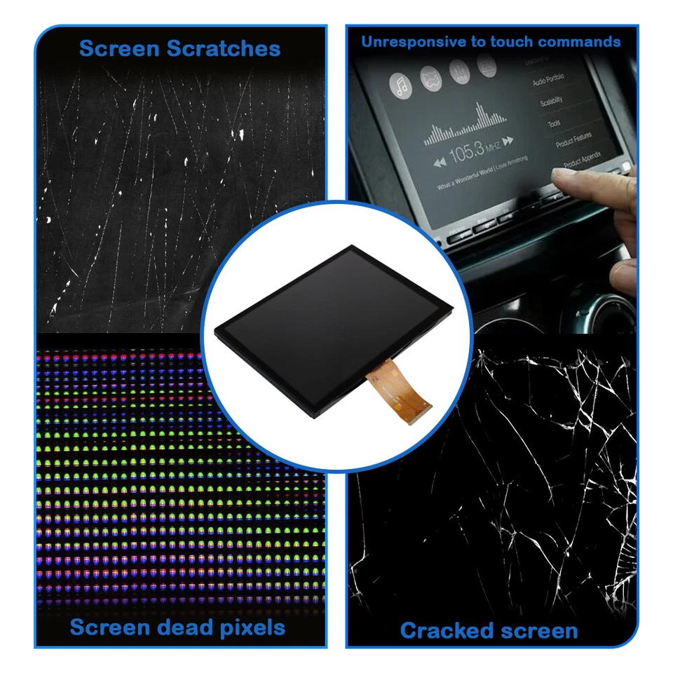 OEM LA084X01 8.4" LCD Display Touchscreen Ersatz Für Dodge Challenger Durango DE - Bild 3 von 4