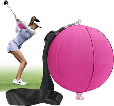 Albefer Golf Smart Ball Golf Schlagballhilfe Training Golf Übungsball pink
