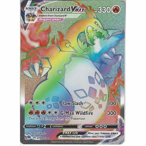 074/073 Charizard VMAX Rare Rainbow Card HR SWSH3.5 ...