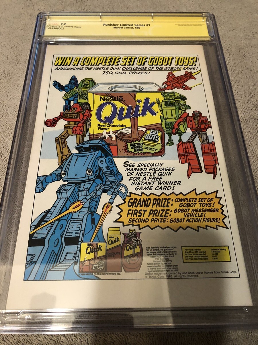 Punisher 1 CGC 4XSS 9.2 Stan Lee Zeck Beatty Shooter 1/1986 UPC